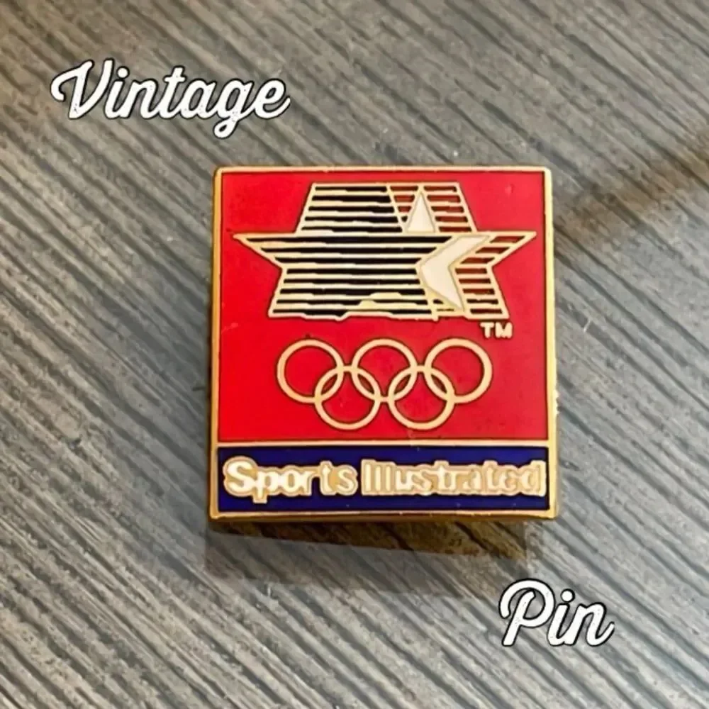 Vintage Sports Illustrated 1980 Olympic Lapel Pin Enamel Pin